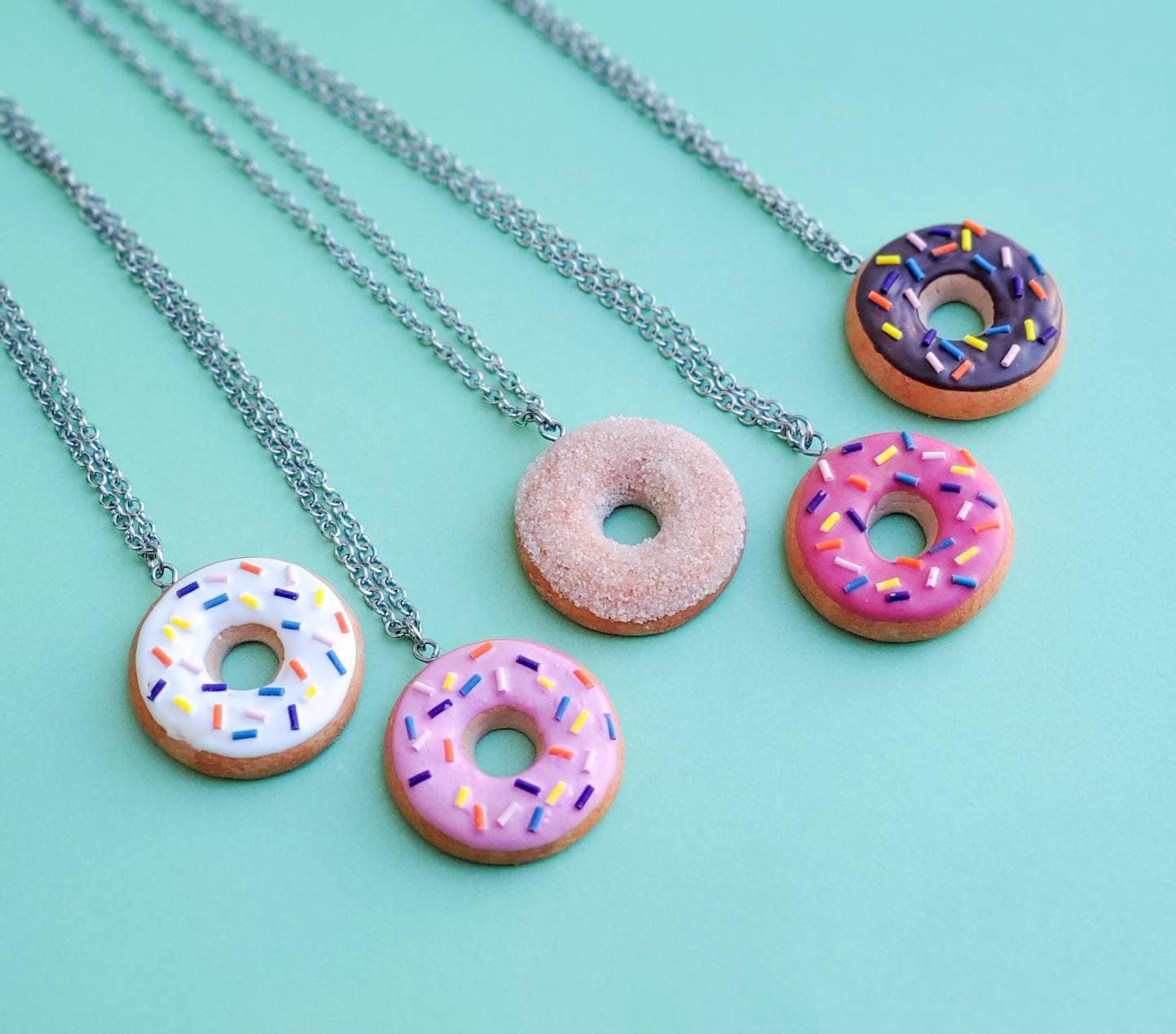 Donut Necklace - Etsy