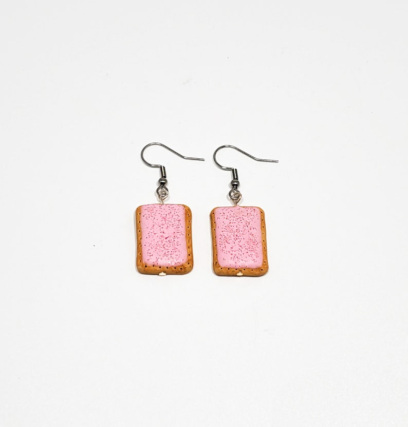 Poptart earrings poptart jewelry, dessert jewelry, dessert earrings cherry