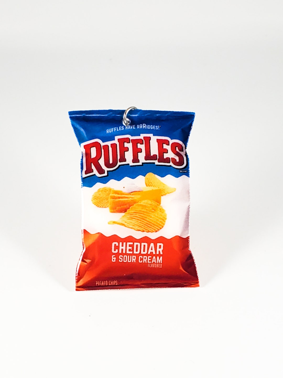 Ruffles Cheddar Cheese Sour Cream Keychain Etsy