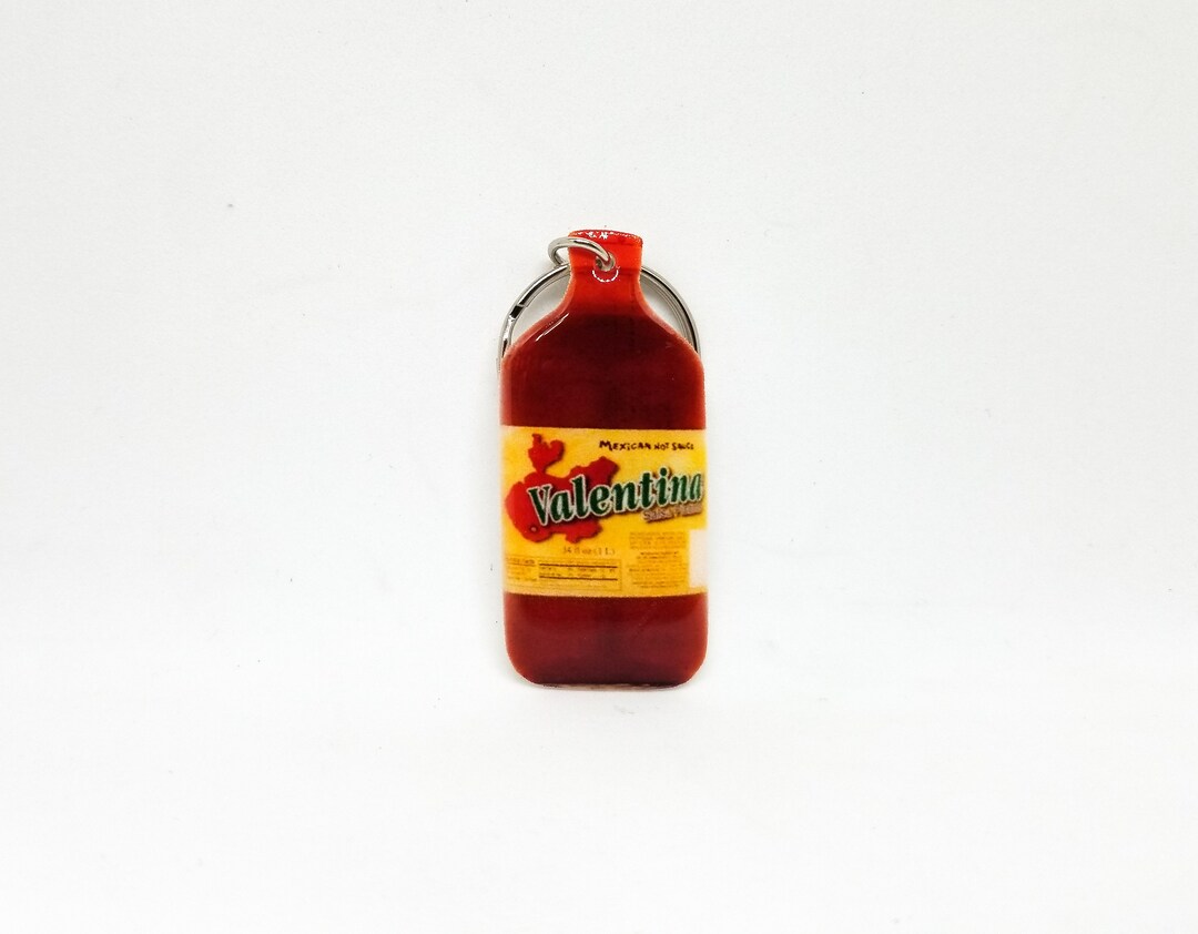 Valentina Hot Sauce Keychain latinx Etsy