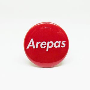 Arepas button pin (arepas, food pin, latinx pin, colombia, venezuela)