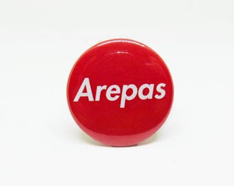 Arepas button pin (arepas, food pin, latinx pin, colombia, venezuela)