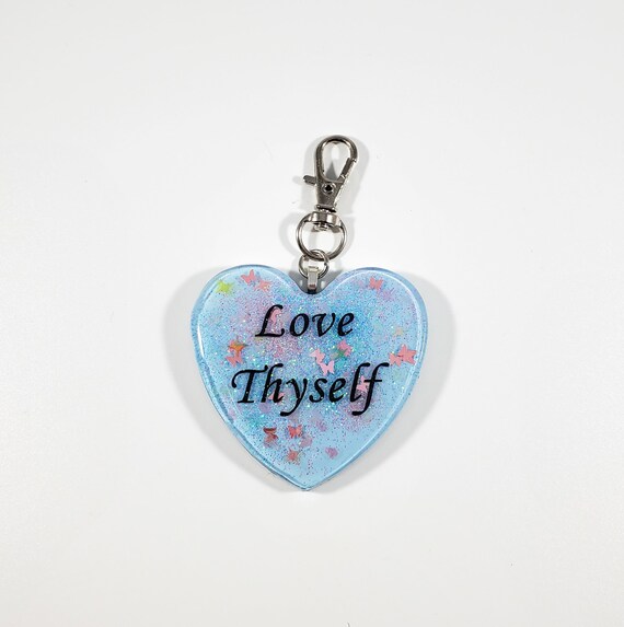 Love yourself keychain clearance