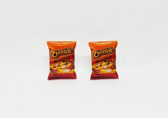 Hot Cheetos Earrings (hot Cheeto Jewelry, Hot Cheetos, Hot Cheeto