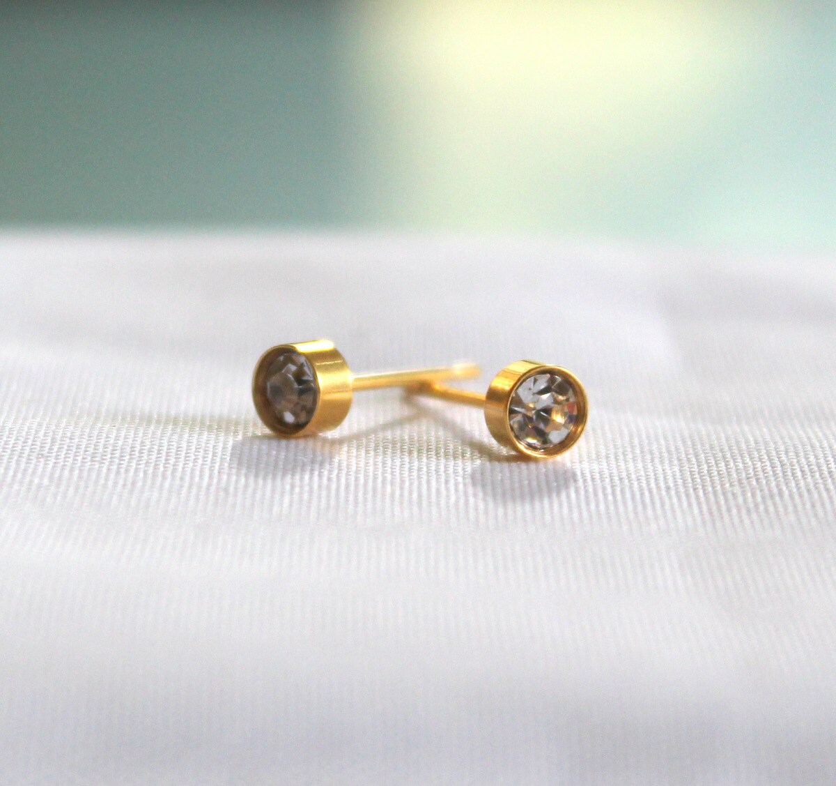 Stainless Steel Gold Earrings Stud Stainless Steel Earrings Gold