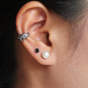 Owl Ear Cuff, Stainless Steel Ear Cuff, Hypoallergenic.