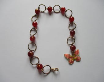Butterfly Knitting Row Counter: Beaded Stitch Marker
