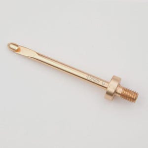 KnitPro Oasis Interchangeable Crochet Hook, Wooden Handle 4.00 mm hook UK/CA