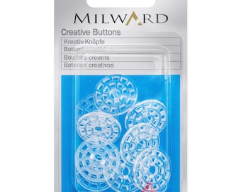 Milward Creative Buttons, DIY Sewing Templates (Pack of 10)