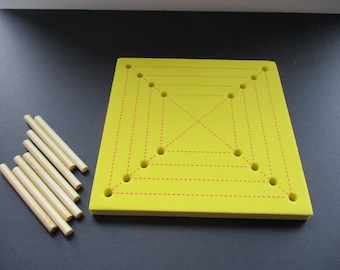Granny Square Blocking Board: Crochet Tool with Dowels