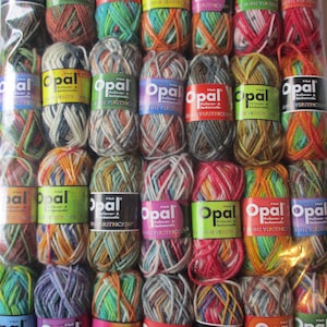 Opal sock yarn, Opal Minis, Opal sock Minis, Opal sock yarn, Opal Yarn, Advent yarn, Sock Yarn, Wool sock yarn, Blanket Yarn