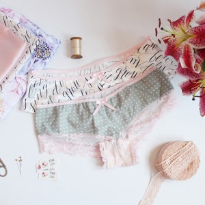 Bryony moderne Franse knickers naaipatroon voor geweven stoffen PDF Instant Download handleiding