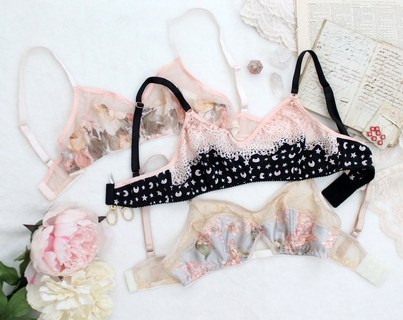 Bra and Panties Sewing Pattern Set for Ohh Lulu Bambi Bralette and Jane Panties for Woven Fabrics Instant Download image 4