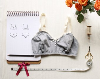 Bra Sewing Pattern Ohhh Lulu 1304 Jasmine Soft Bra Multi-size Digital PDF