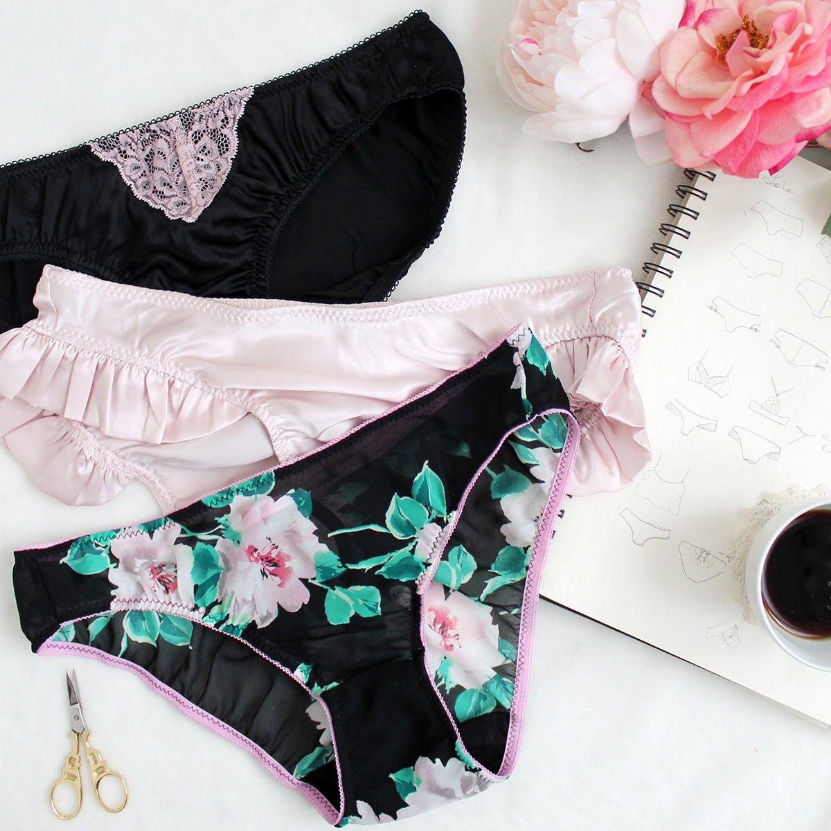 Flower Bow Panties 