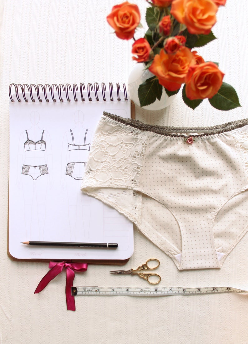 Lingerie Panties Sewing Pattern Ohhh Lulu 1302 Grace Hipster Etsy