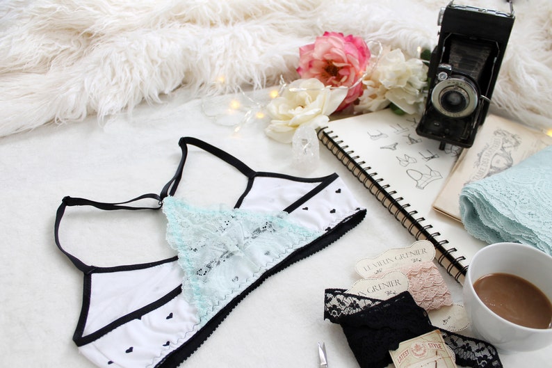 Easy Bralette Sewing Pattern PDF / The Hyacinth and Expansion Pack / Sew your own lingerie image 3