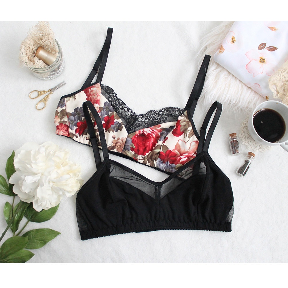 Bra and Panties Sewing Pattern Set for Ohh Lulu Bambi Bralette and Jane  Panties for Woven Fabrics Instant Download 