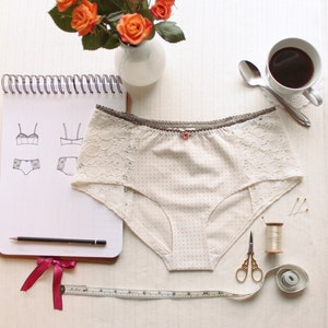 Lingerie Panties Sewing Pattern Ohhh Lulu 1302 Grace Hipster Panties image 1