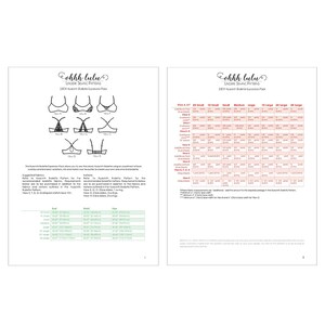 Easy Bralette Sewing Pattern PDF / The Hyacinth and Expansion Pack / Sew your own lingerie image 9