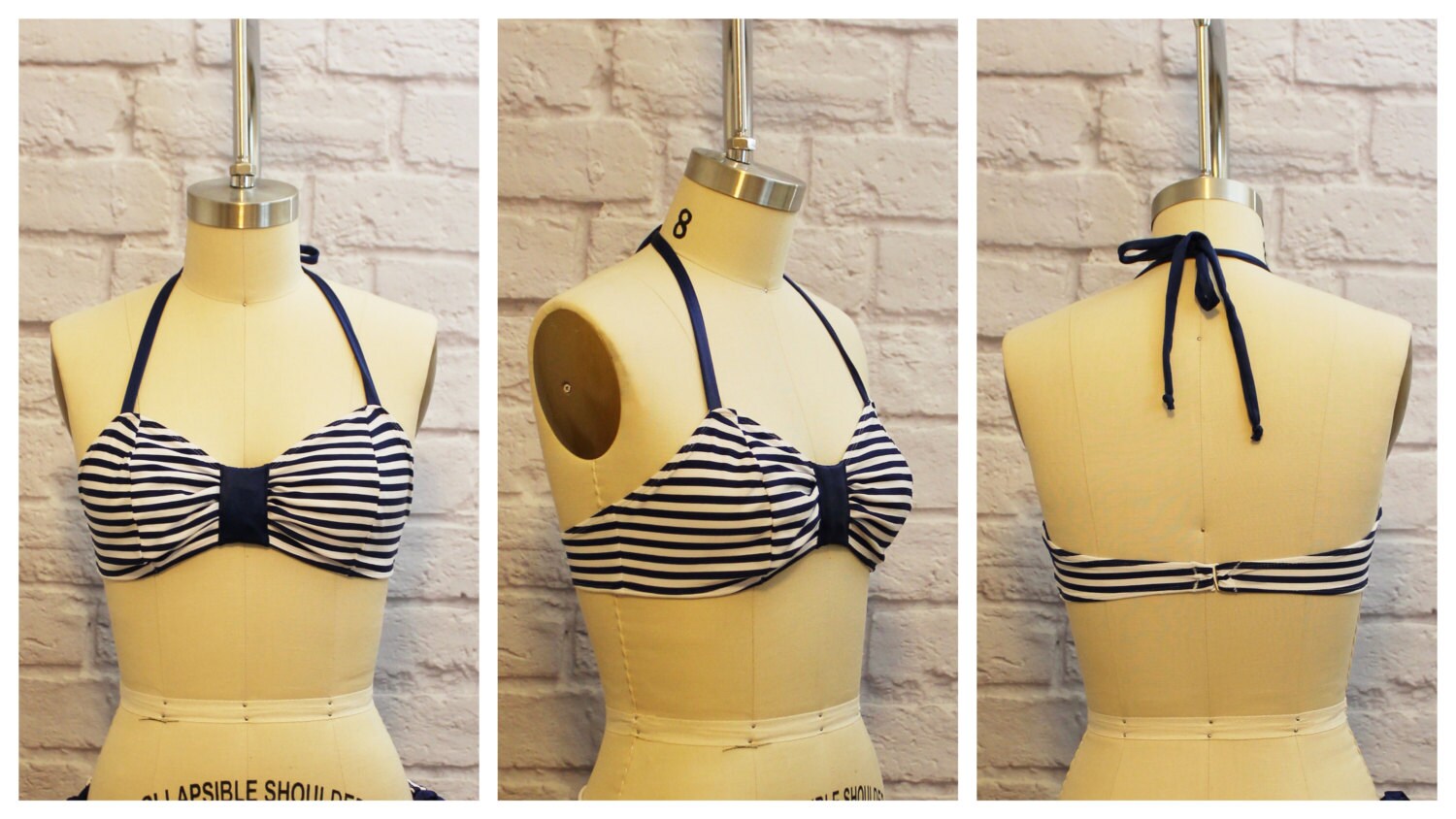 Vintage Style Retro Bikini Top Sewing Pattern Ohhh Lulu 1401 Etsy