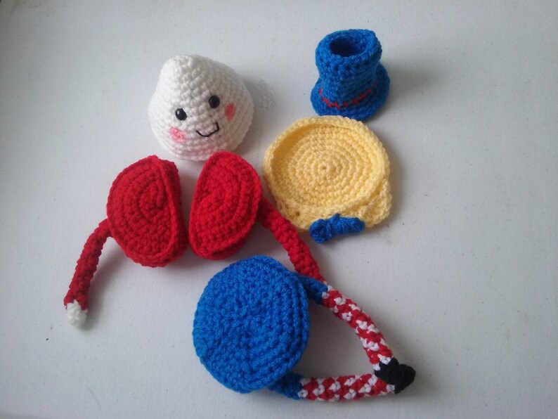 Humpty Dumpty Crochet Puzzle Doll Easy Puzzle for Toddlers Etsy
