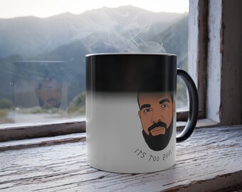 ドレイク - カラーモーフィングマジックマグ、11オンス - これを読んでいるのならまだ早すぎる