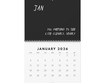 2026年 ドレイク「Slime You Out」歌詞付き月間壁掛けカレンダー