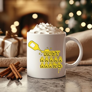 Kendrick Lamar Mustaaaaaard Coffee Mug Inspired by TV Off GNX