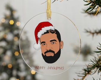 Addobbo natalizio Drake / Decorazione natalizia in acrilico "Merry Drakemas"