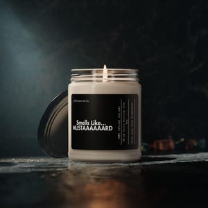 Kendrick Lamar Smells Like Mustaaaaaard 9oz Candle | Inspired by TV Off from GNX