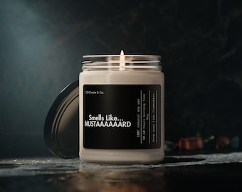 ケンドリック・ラマーのマスタードのような香りの9オンスキャンドル | GNXのTV Offにインスパイアされた作品