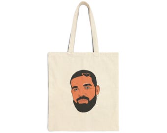 Drake Loverboy Era コットンキャンバストートバッグ | ヒップホップ ラバーボーイ グッズ、再利用可能な食料品と Drake ファンのための日常使いのバッグ