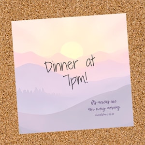 Christian Scripture Sticky Notes: His Mercies Are New - Lamentations