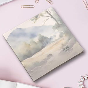 Christian Faith Sticky Notes, Inspirational Scripture Reminder, &quot;Be Still&quot; Psalm 46:10, Bible Study Tools Note Pad