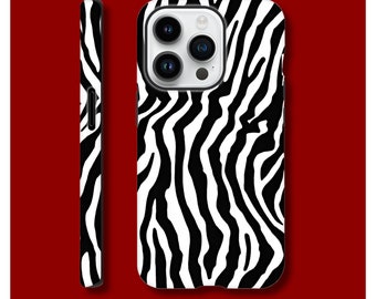 Designer iPhone Case / Aesthetic Phone Case / Modern iPhone Case / Trendy iPhone Case / Luxury iPhone Case - Zebra Stripe