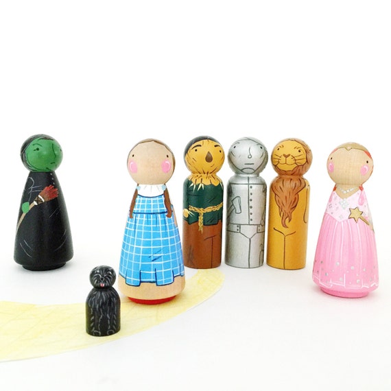 wizard of oz peg dolls