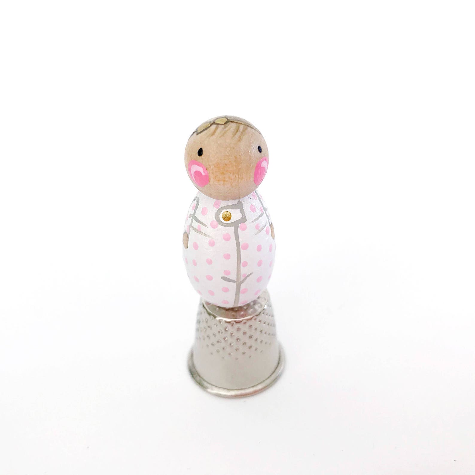 CUSTOM baby peg doll // pregnancy announcement // 1 1/4 Etsy