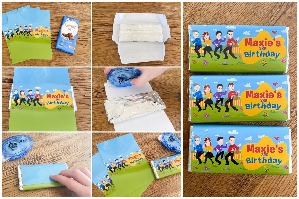 Personalised Gabby's Dollhouse Party Chocolate Aldi Etsy Australia