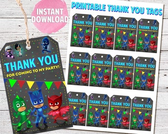 pj mask printables etsy