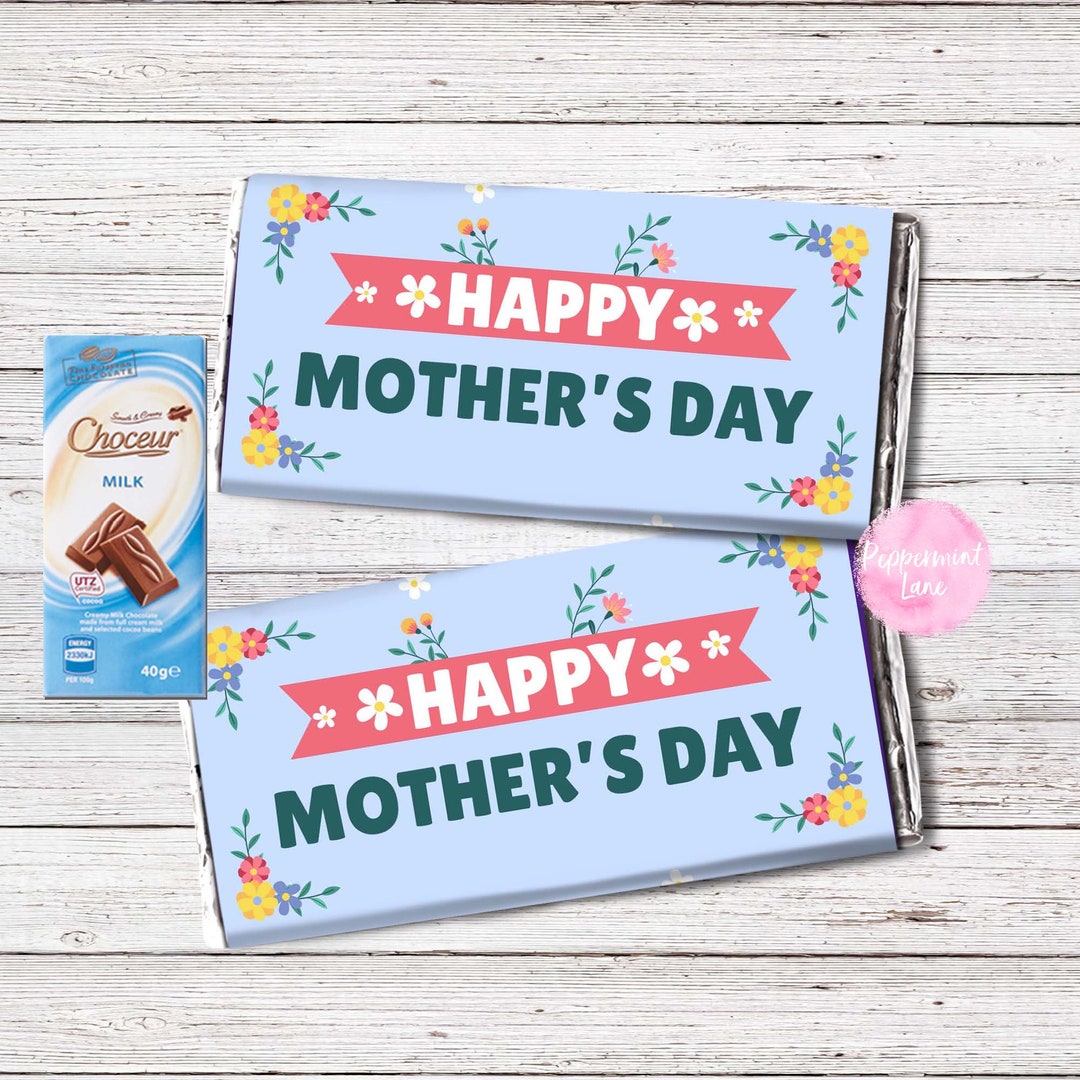 Personalised MOTHERS DAY Chocolate Aldi Wrappers Birthday Etsy Australia