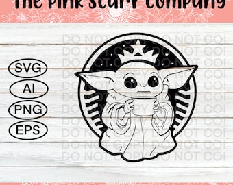 Free Free Baby Yoda Drinking Coffee Svg 589 SVG PNG EPS DXF File