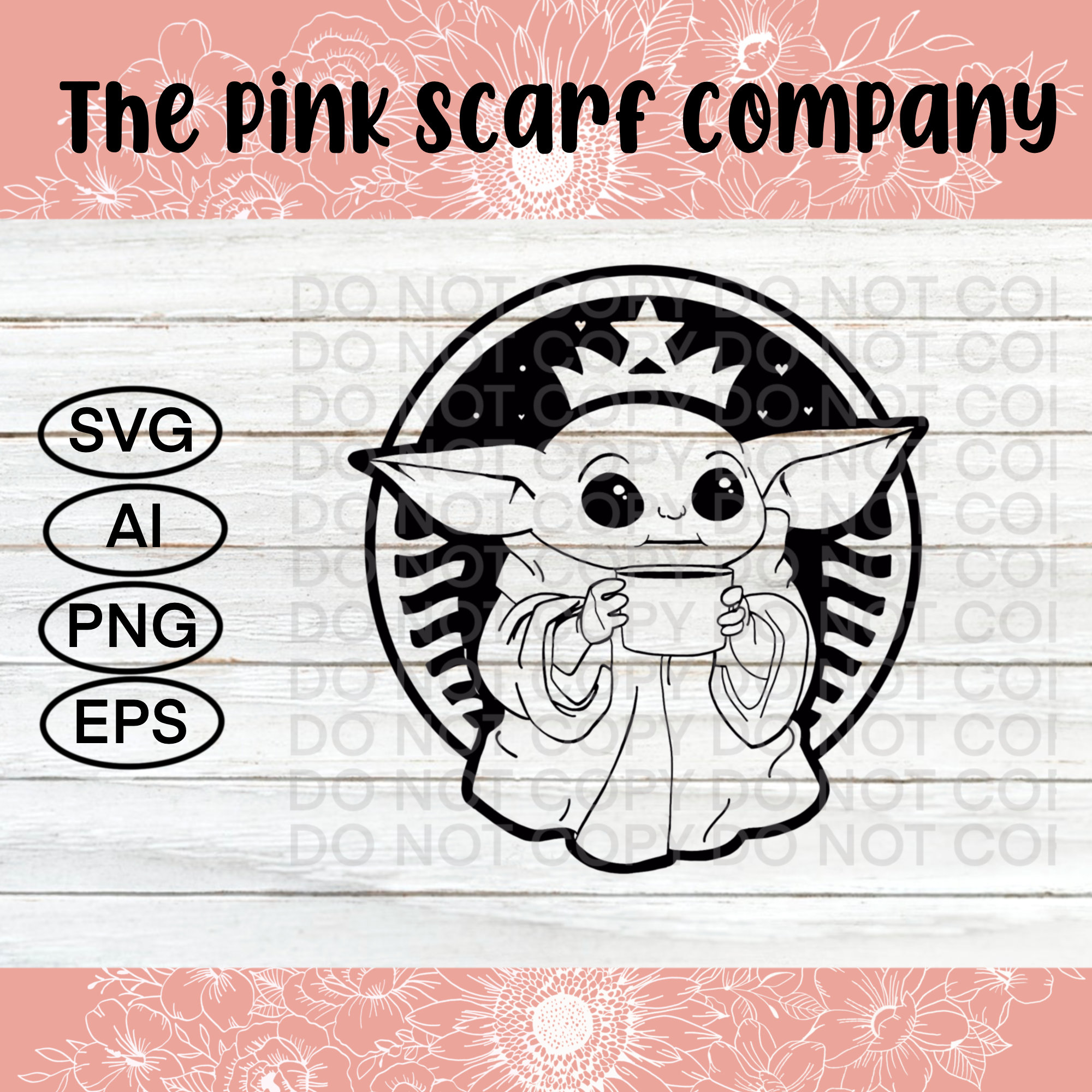 Download Yoda Coffee SVG File Cricut et Cameo File svg png ai eps | Etsy