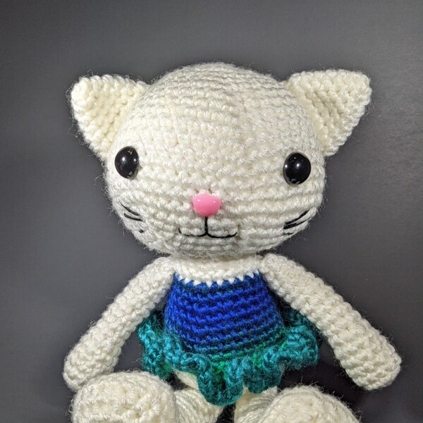 Sparkle Cat Doll Crochet Childrens Toy Baby