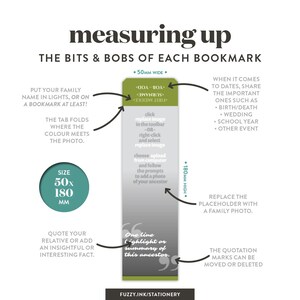 Creative Family Tree Bookmarks Template for Google Slides the perfect genealogy or family reunion gift image 4