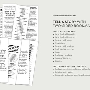 Classic Family History Bookmark Template for Google Slides image 5