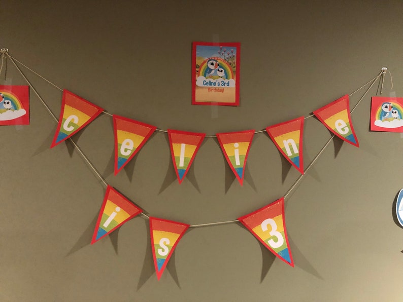 Puffin Rock Printable Birthday Party Pack DIY Print. Cut. - Etsy