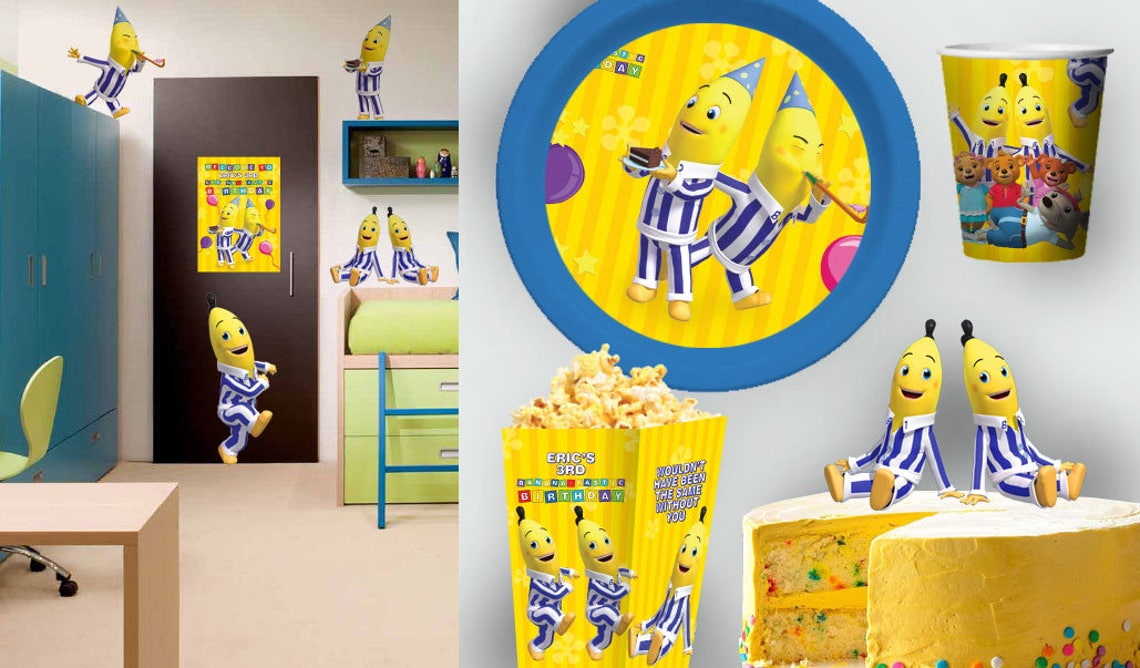 Bananas in Pyjamas Printable Birthday Party Pack DIY Etsy Bananas in Pyjamas Printable Birthday Party Pack DIY Etsy