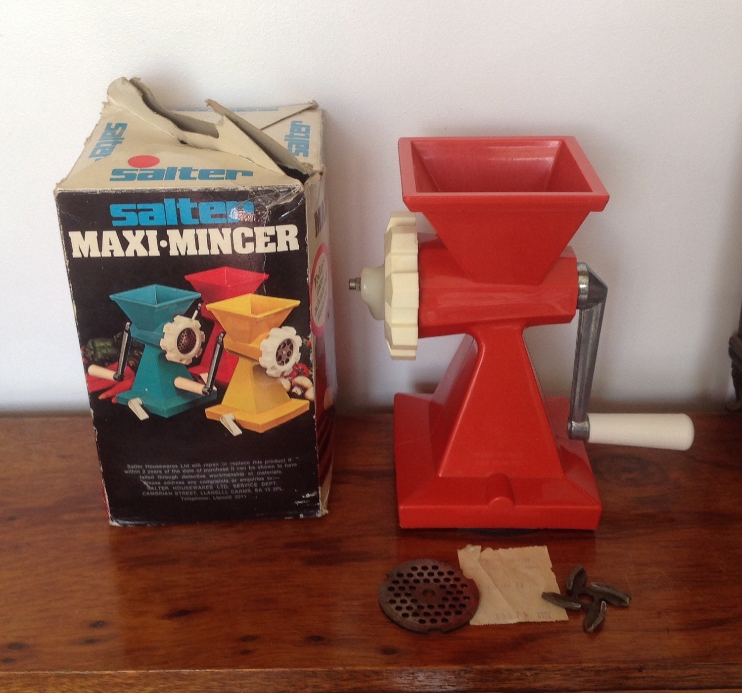 Salter Maxi Mincer. 1970's Kitchen Gadget. Food Mincer. Etsy