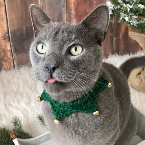Christmas Collar for Cat and Small Dog Collar With Bell Etsy
